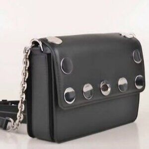 Excellent Condition Michael Kors Genuine Leather Rivington Stud Crossbody Purse